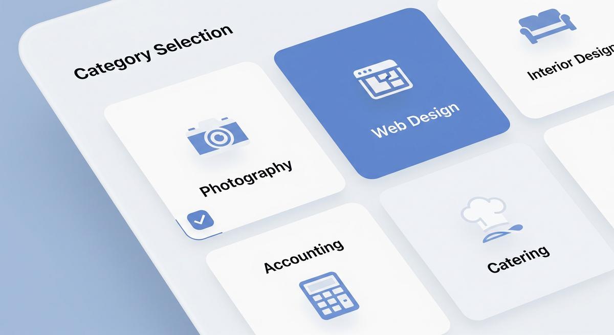 Choose categories